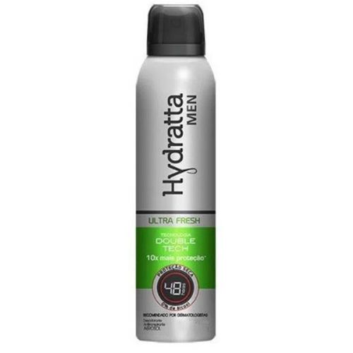 Kit c/4 Unidades de Desodorante Aerosol Hydratta 150ml Men Fresh/Verde Kit c/4 Unidades de Desodorante Aerosol Hydratta 150ml Men Fresh/Verde
