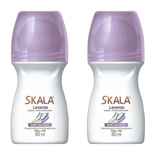 Kit c/2 Unidades de Desodorante Rollon Skala 60ml Lavanda Kit c/2 Unidades de Desodorante Rollon Skala 60ml Lavanda