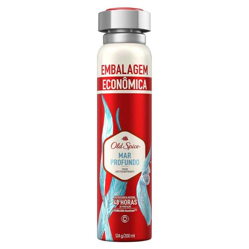 Kit c/2 Unidades de Desodorante Old Spice Aerosol Jat Sec 120g Mar Profundo Kit c/2 Unidades de Desodorante Old Spice Aerosol Jat Sec 120g Mar Profundo