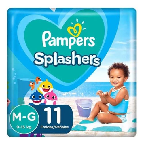 Kit 2 Fraldas Pampers Splashers M/G c/11 Unidades cada Kit 2 Fraldas Pampers Splashers M/G c/11 Unidades cada