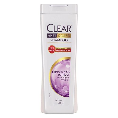 Shampoo Anticaspa Clear Women Hidratação Intensa 400ml