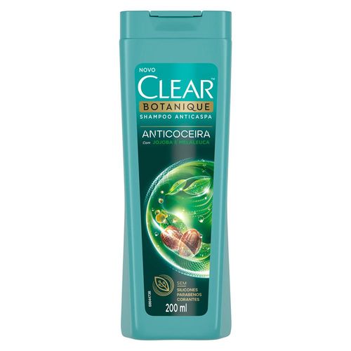 Shampoo Anticaspa Clear Botanique Anticoceira 200ml Shampoo Anticaspa Clear Botanique Anticoceira 200ml