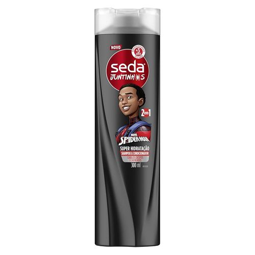 Seda Shampoo & Condicionador Infantil 2 Em 1 Spider-Man Juntinhos Super Hidratação 300ml Seda Shampoo & Condicionador Infantil 2 Em 1 Spider-Man Juntinhos Super Hidratação 300ml
