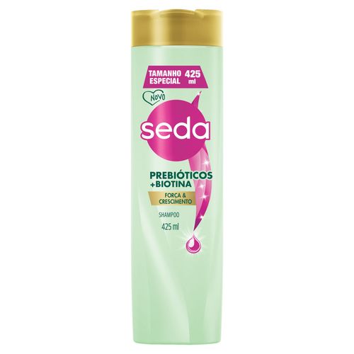 Shampoo Prebiótico + Biotina Seda 425ml