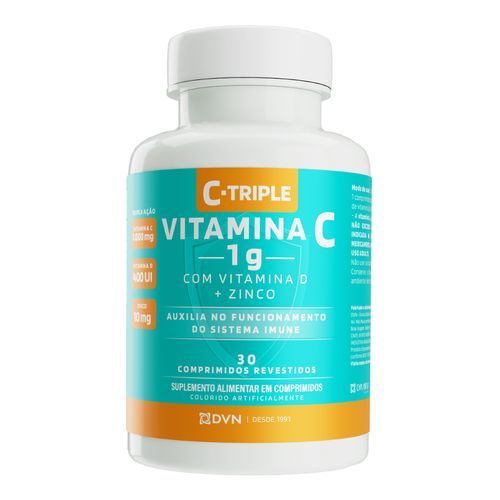 715204---Suplemento-Alimentar-C-Triple-1g-Zinco-Vitamina-D-30-comprimidos 715204---Suplemento-Alimentar-C-Triple-1g-Zinco-Vitamina-D-30-comprimidos
