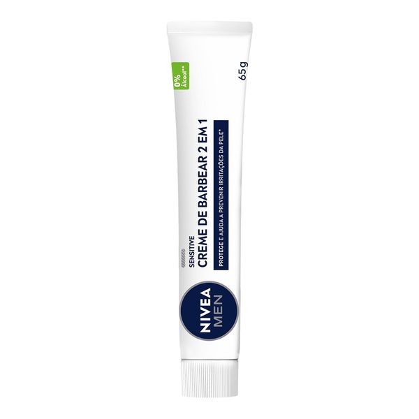 Creme de Barbear 2 em 1 Nivea Men Sensitive 65g