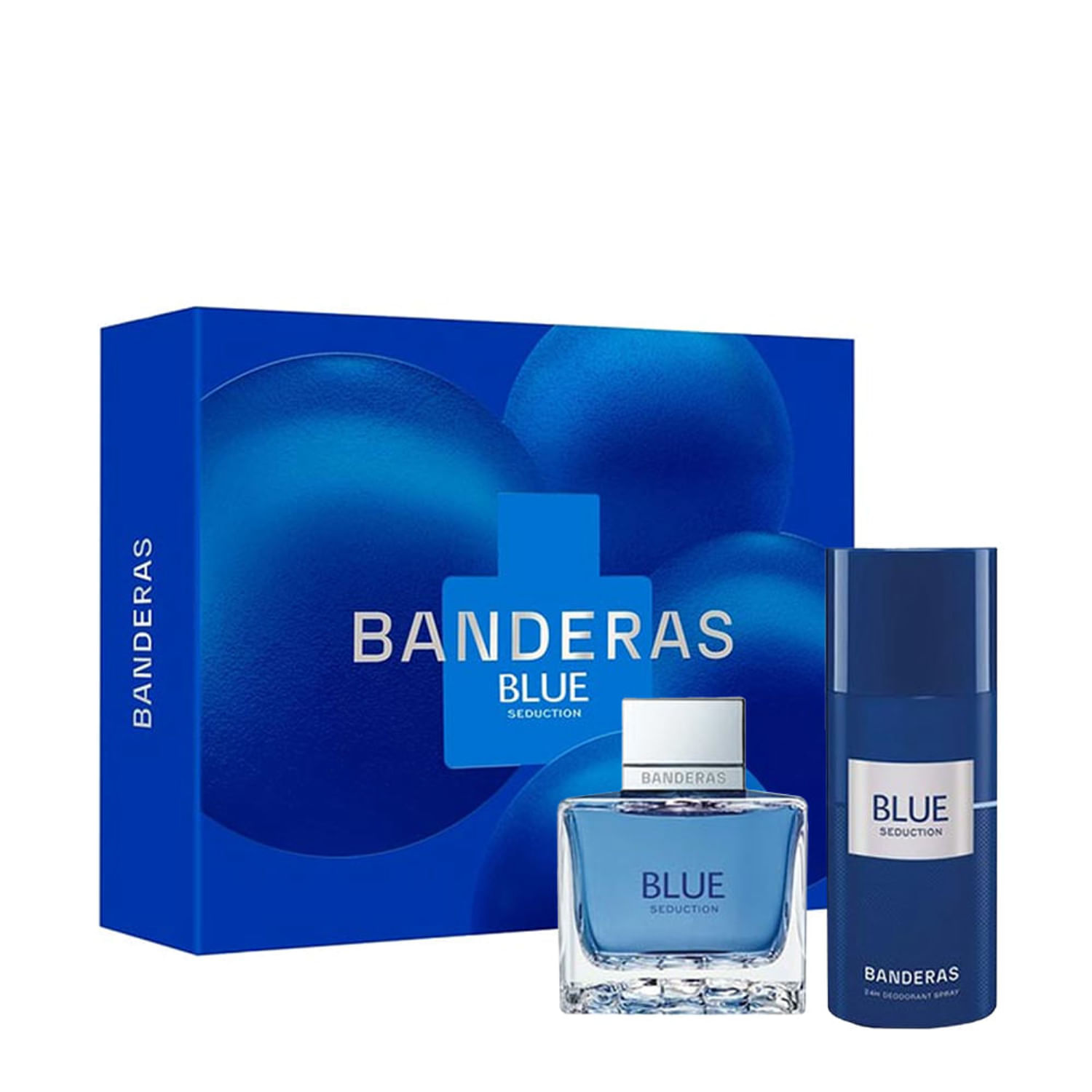 Kit Banderas Blue Seduction Masculino - Edt 100ml + Deo 150ml