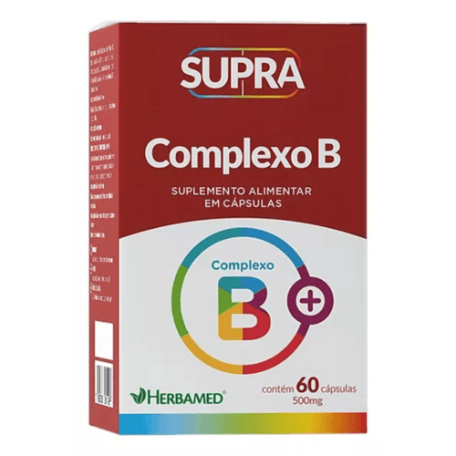 Supra Complexo B C/60 Cápsulas - Herbamed Supra Complexo B C/60 Cápsulas - Herbamed