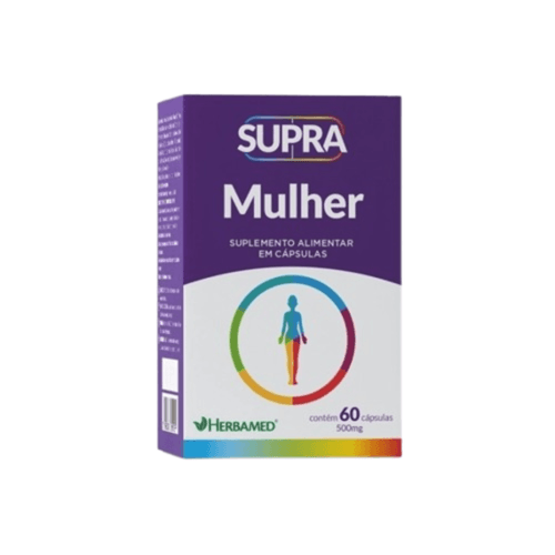 Supra mulher 500mg C/60 Cápsulas - Herbamed Supra mulher 500mg C/60 Cápsulas - Herbamed