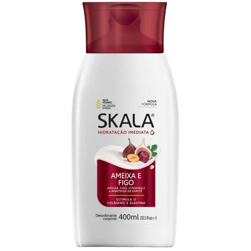 Loção Creme Hidratante Corporal Ameixa e Figo Skala 400ml Loção Creme Hidratante Corporal Ameixa e Figo Skala 400ml