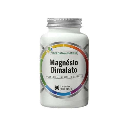 Magnésio Dimalato C/60 Cápsulas - Flora nativa