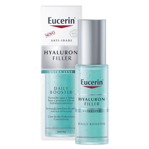 Kit com 3 Unidades de Eucerin Hyaluron Filler Daily Booster Gel Hidratante Facial 30ml Kit com 3 Unidades de Eucerin Hyaluron Filler Daily Booster Gel Hidratante Facial 30ml