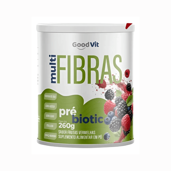 Multi Fibras 300g sabor frutas vermelhas - Good Vit