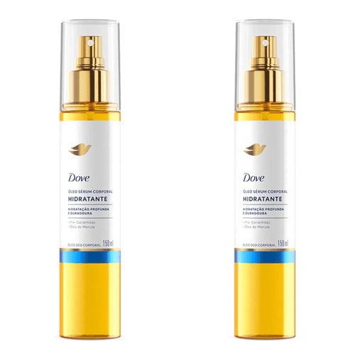 Kit com 2 Unidades de Dove Óleo Sérum Corporal Hidratante 150ml