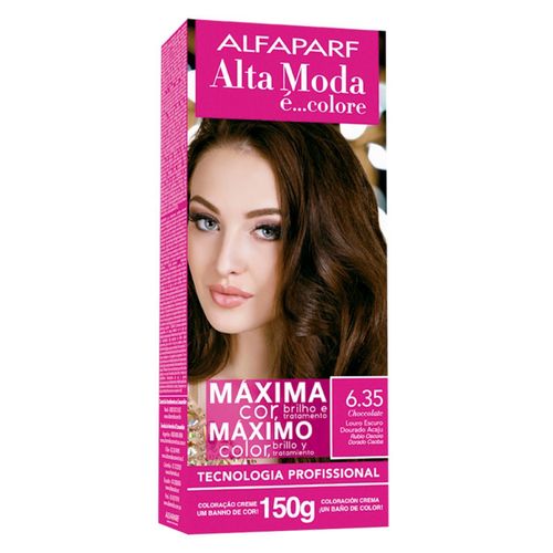 Tintura Alta Moda 6.35 Louro Escuro Dourado Acajú