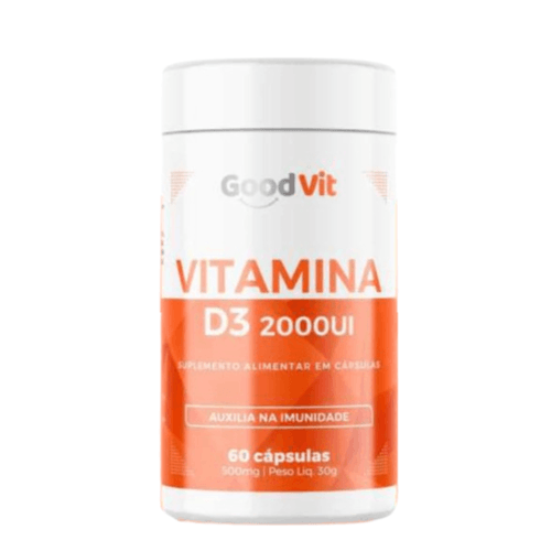 Vitamina D 2000UI C/60 Cápsulas - Good Vit Vitamina D 2000UI C/60 Cápsulas - Good Vit