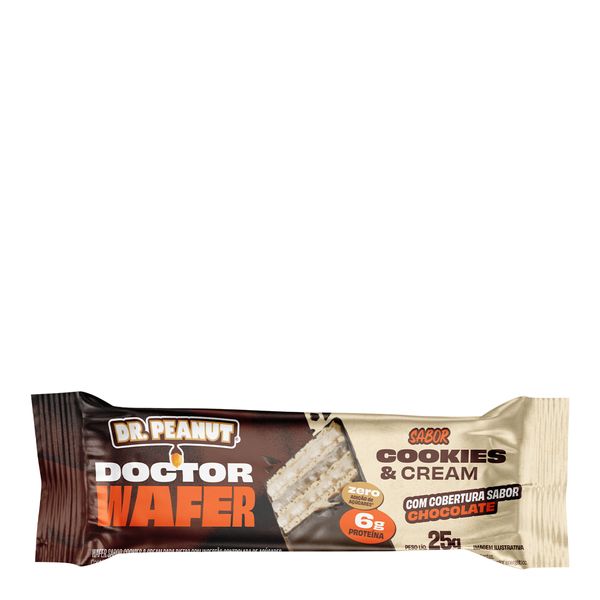 Wafer Dr. Peanut Cookies & Cream 25g