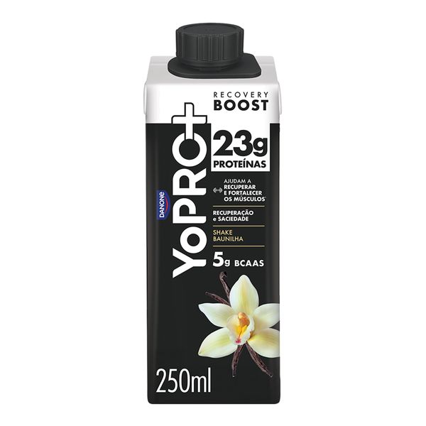 YoPRO Bebida Láctea UHT Baunilha 23g de proteínas 250ml YoPRO Bebida Láctea UHT Chocolate 15g de proteínas 250ml