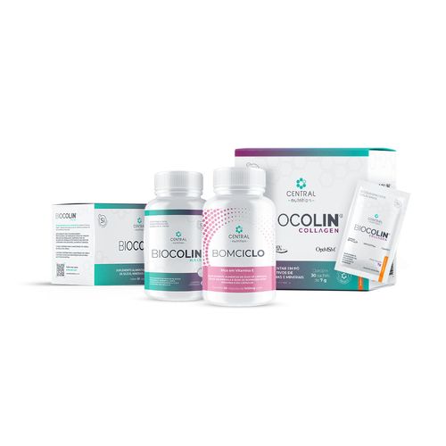 Kit Beleza e Saúde da Mulher (BIOCOLIN® COLLAGEN Sabor Tangerina + BIOCOLIN® HAIR + BOMCICLO) Kit Beleza e Saúde da Mulher (BIOCOLIN® COLLAGEN Sabor Tangerina + BIOCOLIN® HAIR + BOMCICLO)