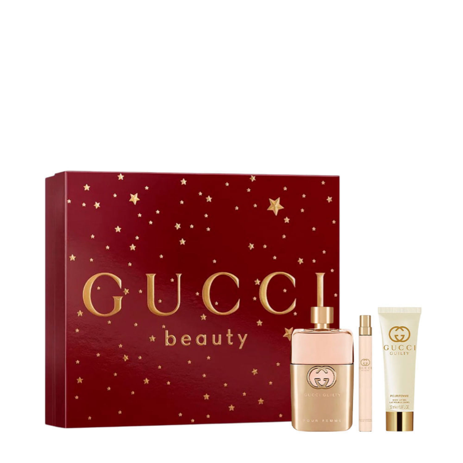 Kit Gucci Guilty Feminino - Eau de Parfum 90ml + 10ml + Body Lotion 50ml