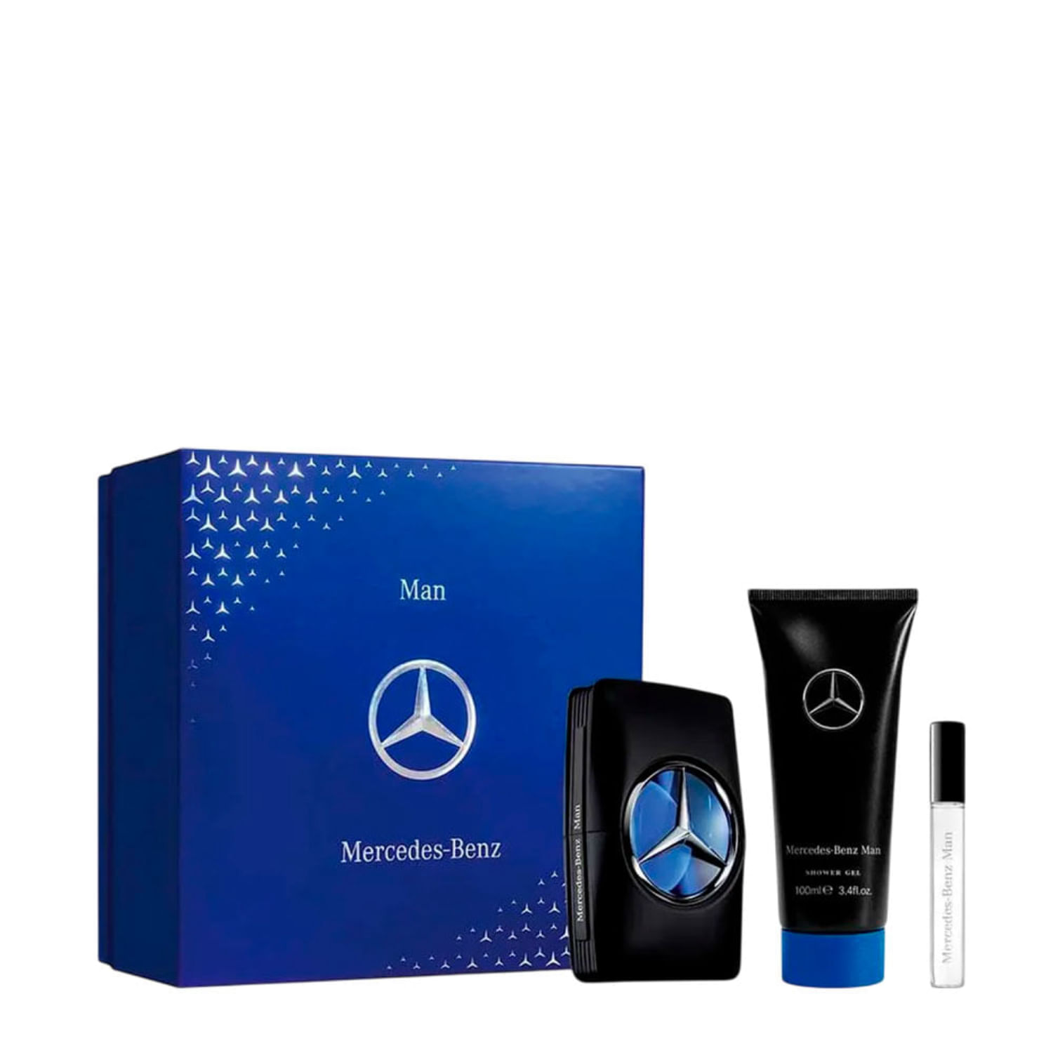 Kit Mercedes Benz Man Masculino - Eau de Toilette 100ml + 10ml + Shower Gel 100ml