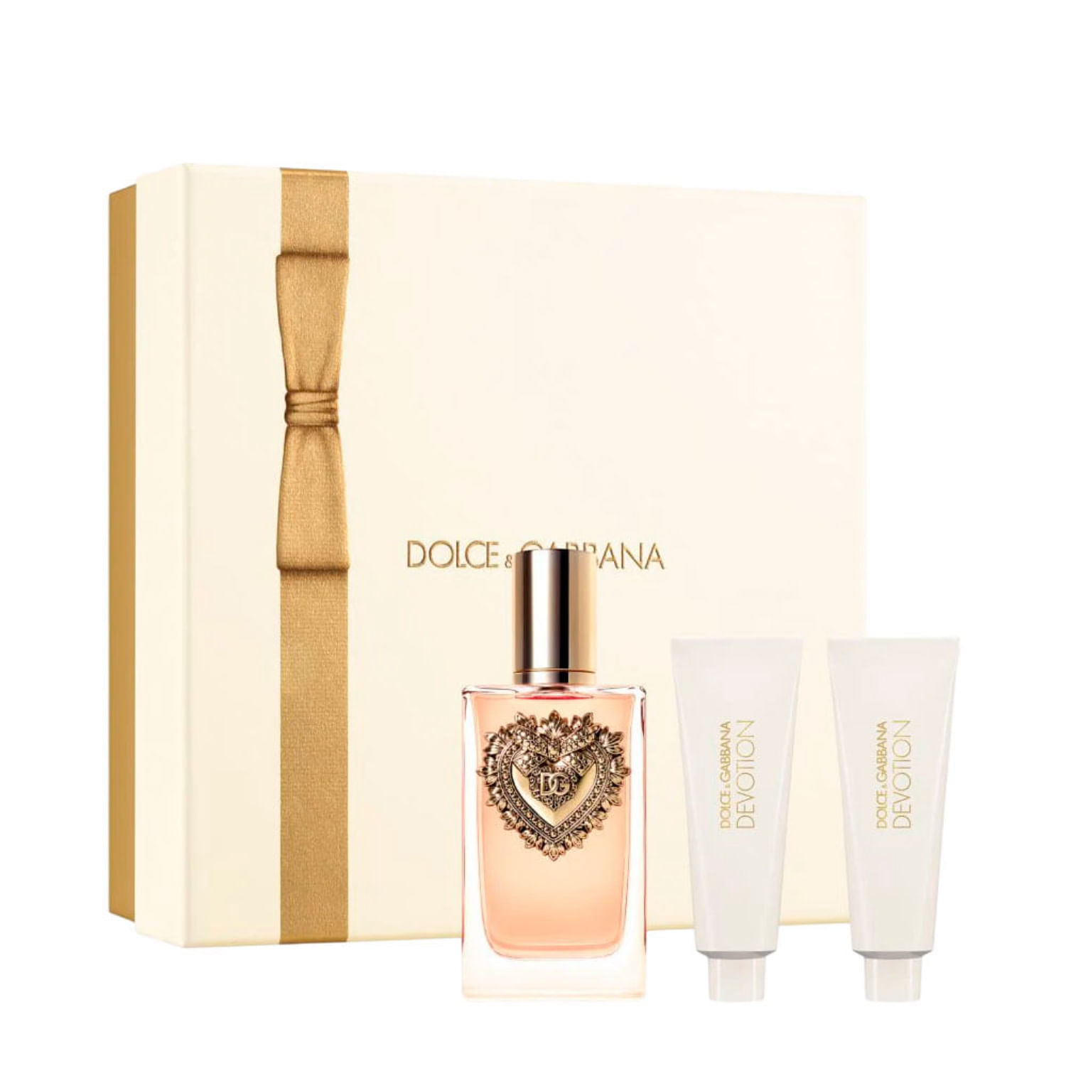 Kit Dolce & Gabbana Devotion Feminino - Eau de Parfum + Shower Gel + Body Lotion