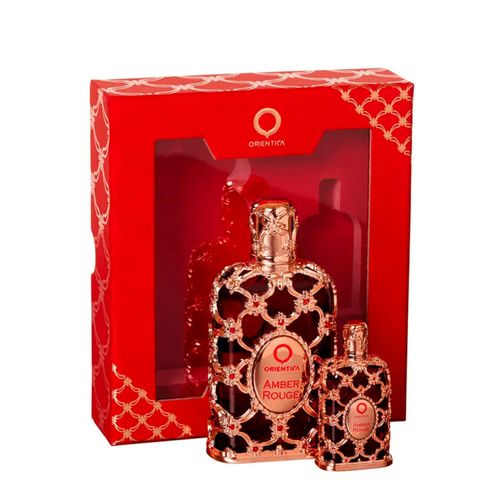 Kit Orientica Luxury Collection Amber Rouge Unissex - Eau de Parfum 30ml + 7,5ml Kit Orientica Luxury Collection Amber Rouge Unissex - Eau de Parfum 30ml + Miniatura 7,5ml NULO