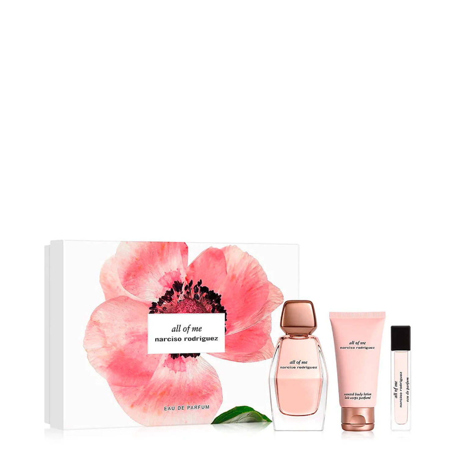 Kit Narciso Rodriguez All Of Me Feminino - EDP 90ml + 10ml + Body Lotion 50ml