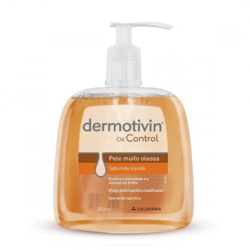 Kit com 2 Unidades de Sabonete Líquido Oil Control Dermotivin 300ml