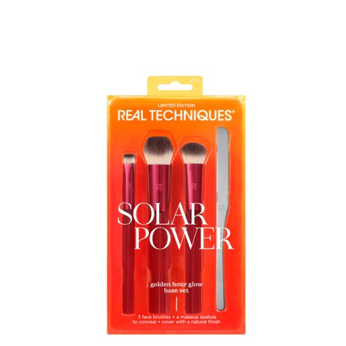 Kit Pinceis Real Techniques Solar Power Golden Hour Glow B Set Rosa Kit Pinceis Real Techniques Solar Power Golden Hour Glow B Set Rosa