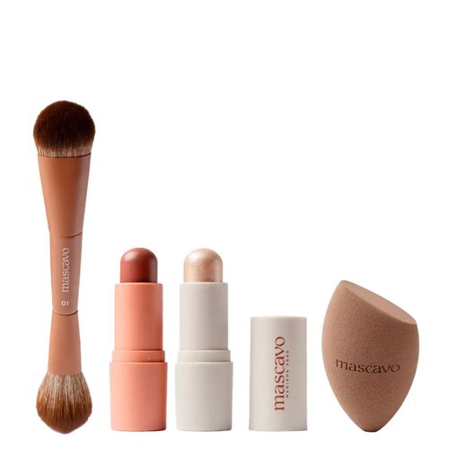 Kit Mascavo Oak Glow & Go Trio + Problender Esponja Grande Kit Kit Mascavo Oak Glow & Go Trio + Problender Esponja Grande Kit
