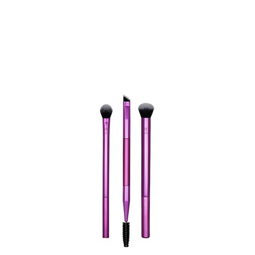 Kit de Pincéis para Maquiagem Real Techniques Eye Shade + Blend Roxo - Kit de Pincéis para Maquiagem Real Techniques Eye Shade + Blend Roxo -