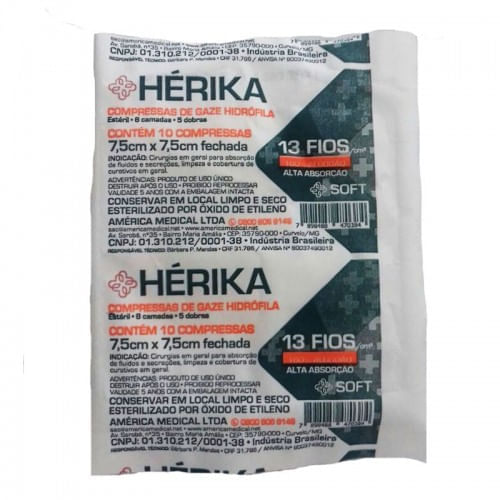 Compressa De Gaze Estéril Unidade Compressa De Gaze Estéril Unidade