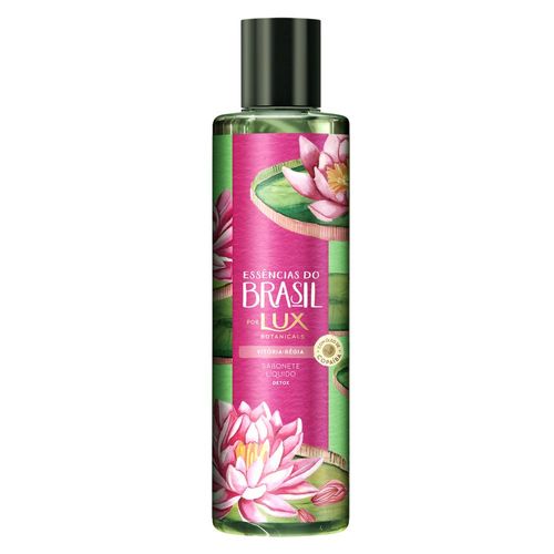 Sabonete Liquido Lux 300ml Essência Brasil Vitória-Régia Sabonete Liquido Lux 300ml Essência Brasil Vitória-Régia
