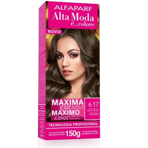 Tintura Alta Moda 6.17 Louro Escuro Mate Tintura Alta Moda 6.17 Louro Escuro Mate