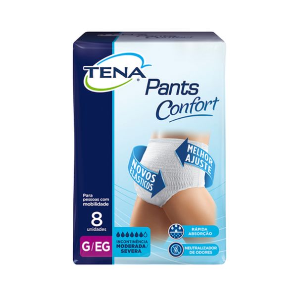 Roupa Íntima Tena Pants Confort G/EG 8 unidades