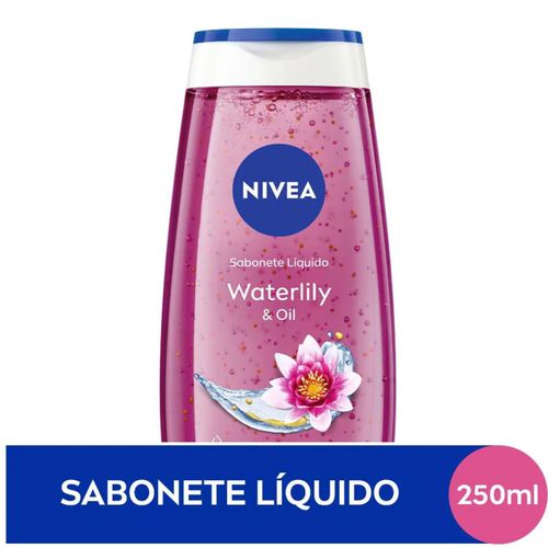 Kit com 2 Unidades de Sabonete Líquido Waterlily & Oil Nivea 250ml Kit com 2 Unidades de Sabonete Líquido Waterlily & Oil Nivea 250ml