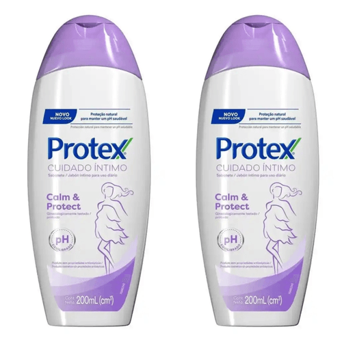 Kit com 2 Unidades de Sabonete Líquido Íntimo Soft Floral Protex 200ml Kit com 2 Unidades de Sabonete Líquido Íntimo Soft Floral Protex 200ml