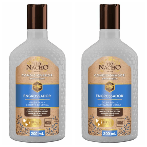 Kit com 2 Unidades de Condicionador Tio Nacho Antiqueda Engrossador Kit com 2 Unidades de Condicionador Tio Nacho Antiqueda Engrossador
