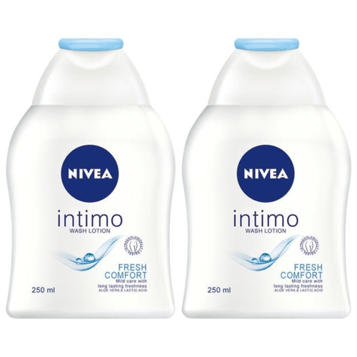 Kit com 2 Unidades de Sabonete Íntimo Nivea Fresh Comfort 250ml