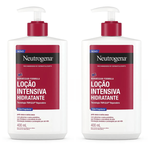Kit com 2 Unidades de Neutrogena Hidratante Norwegian Com Fragrância 400ml