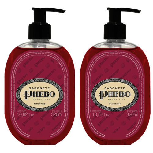 Kit com 2 Unidades de Sabonete Líquido Patchouly 320ml Phebo