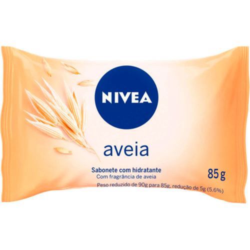Kit com 2 Unidades de Sabonete Barra Nivea Aveia 85g