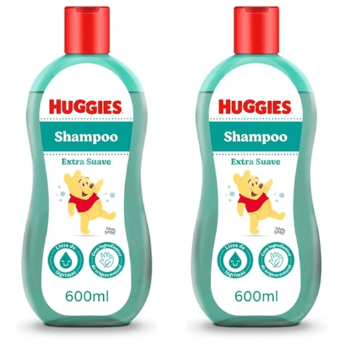 Kit com 2 Unidades de Huggies Sabonete Líquido de Glicerina Extra Suave 600ml Kit com 2 Unidades de Huggies Sabonete Líquido de Glicerina Extra Suave 600ml