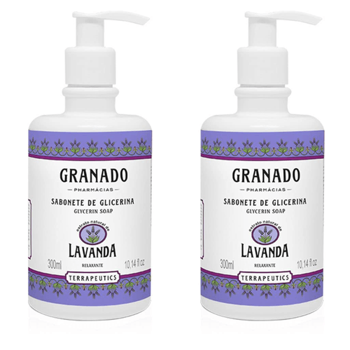 Kit com 2 Unidades de Granado Sabonete Líquido Lavanda 300ml Kit com 2 Unidades de Granado Sabonete Líquido Lavanda 300ml