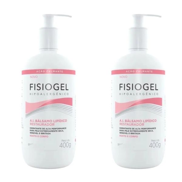 Kit com 2 Unidades de Hidratante Fisiogel A.I Bálsamo Lipídico Restaurador 400g