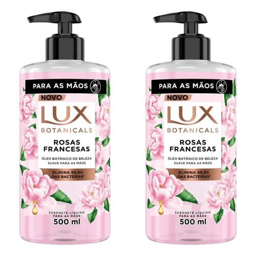 Kit com 2 Unidades de Lux Botanicals Flor De Cerejeira Sabonete Líquido 500ml Kit com 2 Unidades de Lux Botanicals Flor De Cerejeira Sabonete Líquido 500ml