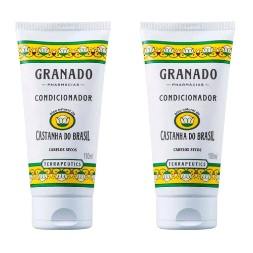 Kit com 2 Unidades de Granado Condicionador Terrapeutics Castanha Do Brasil 180ml