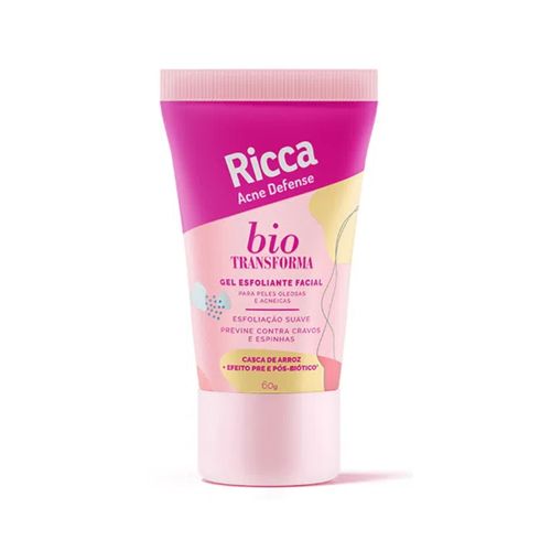 Gel Esfoliante Facial Ricca 60g Gel Esfoliante Facial Ricca 60g