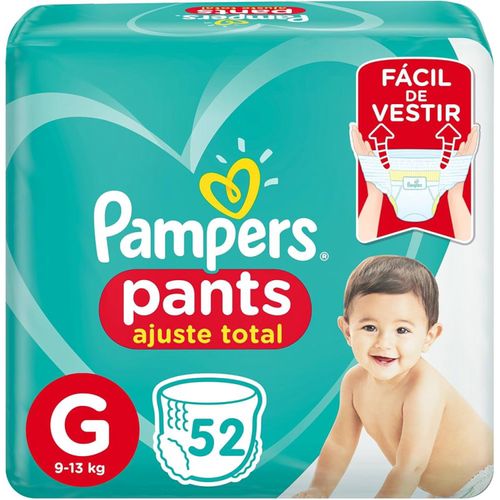 Fraldas Pampers Pants G c/ 52 Unidades